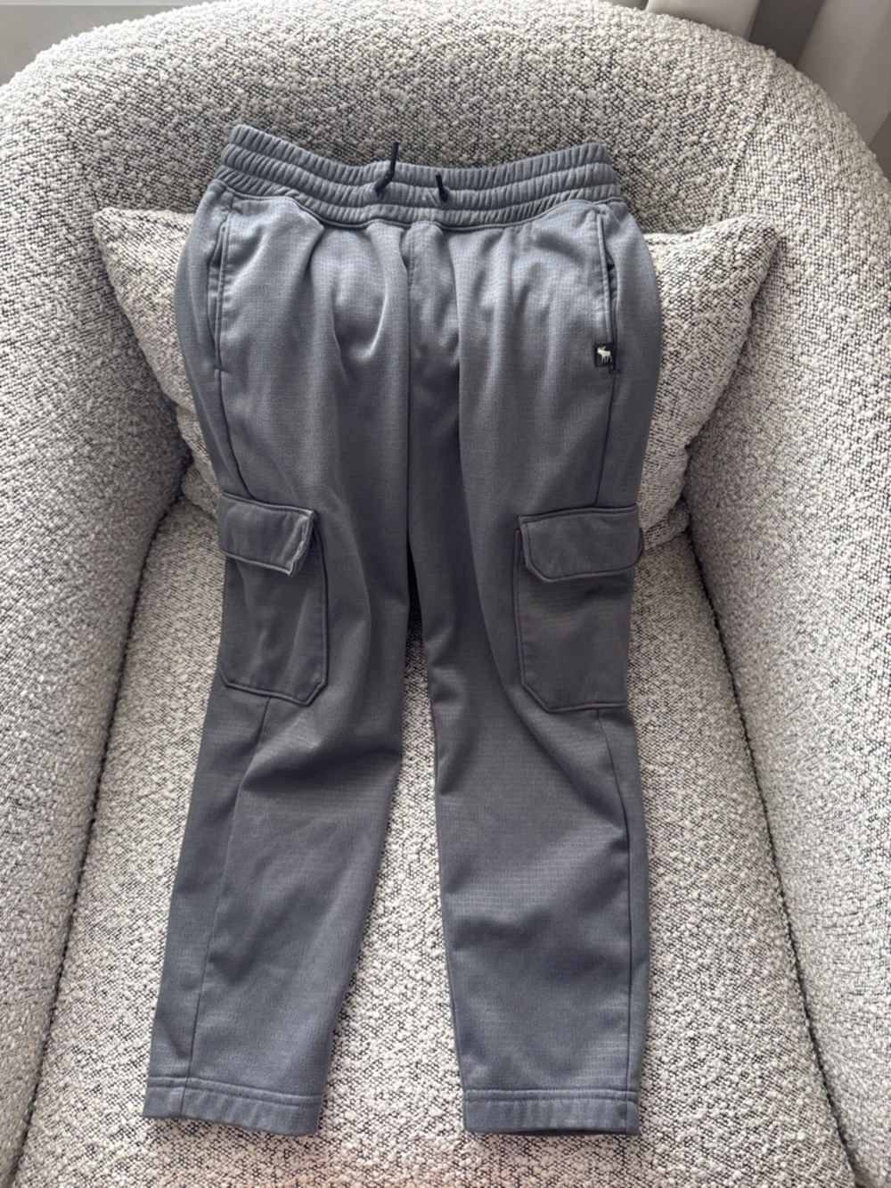 abercrombie kids grey Jogger Sweatpants 7/8
